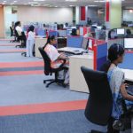 A section of the Just Dial office at Chennai