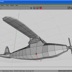 Vertices mode, select and bevel vertex for wing supporter