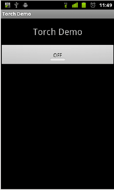 Torch Demo (ON)