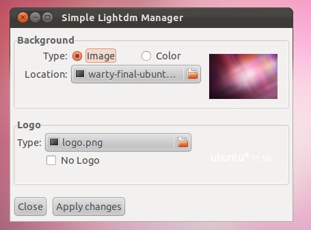 Simple LightDM manager