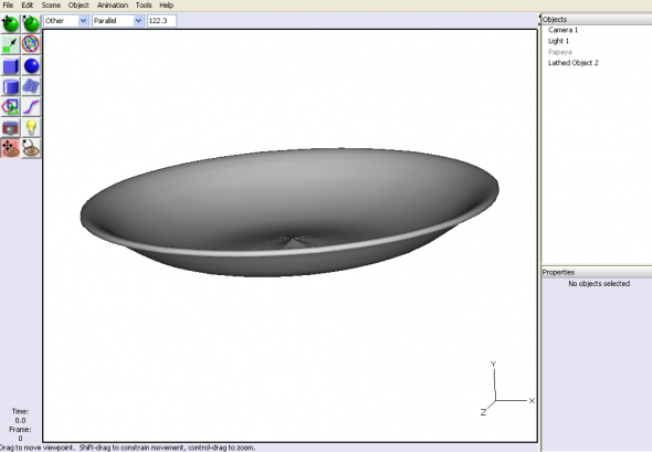 Lathing the plate