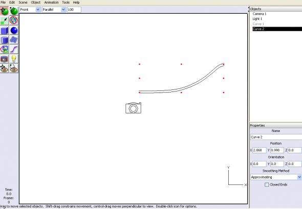 Profile curve for plate