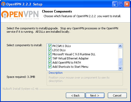 OpenVPN set-up options