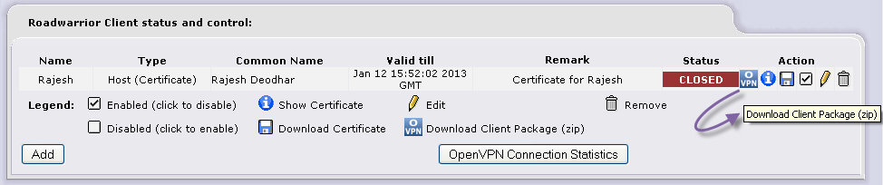 ipcop vpn certificate setup