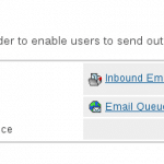 Outbound and inbound mail settings