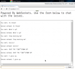 Our little app in action