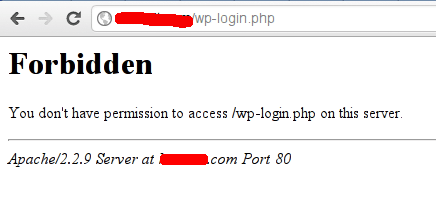 The Web server closes a connection with a 403 error the moment the IP address doesn't match; no more prompts, etc.