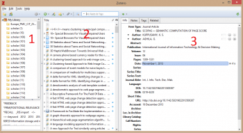 Figure 4 Zotero Standalone