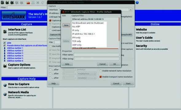 Screenshot5 Wireshark Capture Filter