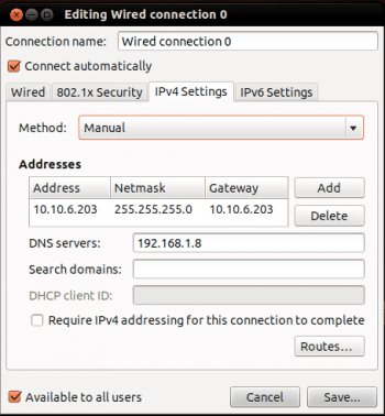 ubuntu network eth config