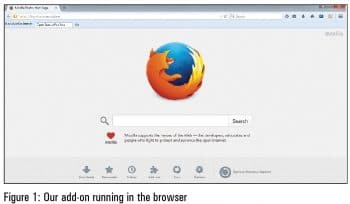 Add on running in the browser