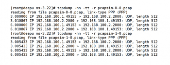 Figure 2 Output of tcpdump