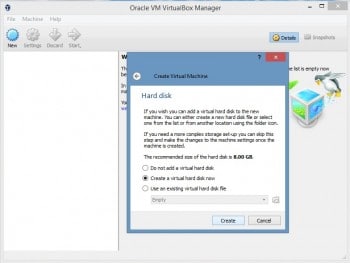 Figure 3 - Create Virtual Hard Disk