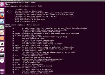 Figure 3 A Look at Snort Options