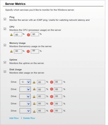 Figure 4 Server Metrics