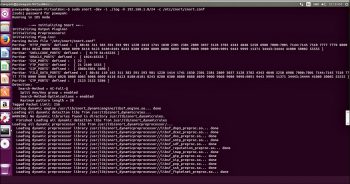 Figure 5 Snort in netowrk instrusion mode