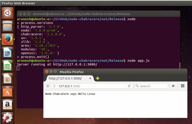 Microsoft Chakra JavaScript on Linux