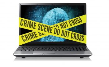 Computer attack crime scene