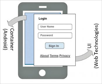 Figure 1 Mobile hybrid application