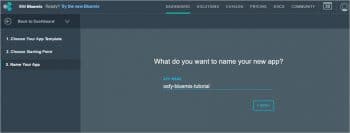 Figure 7 Naming the app