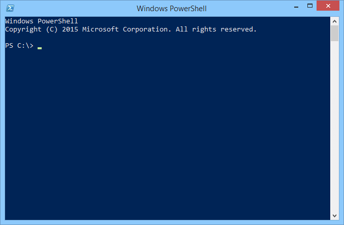 PowerShell on Windows 10