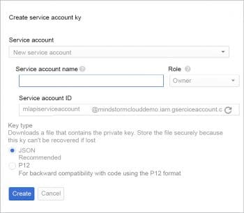 figure-3-service-account-key-creation