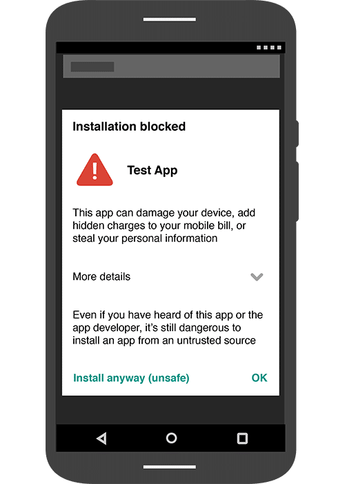 Verify Apps to detect and remove harmful Android apps