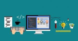 creating a website with coding and web designing