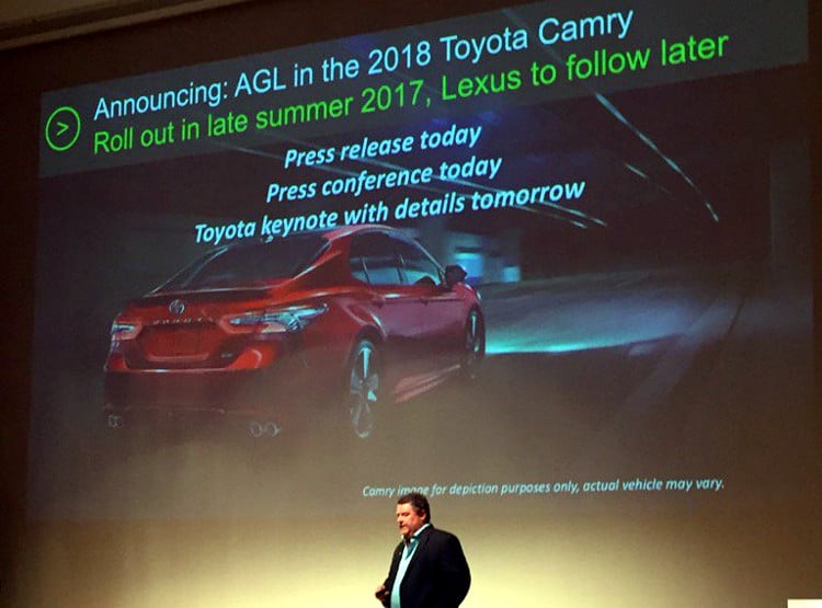 Automotive Grade Linux on Toyota Camry