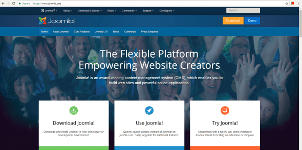 Joomla Tool for Building Websites