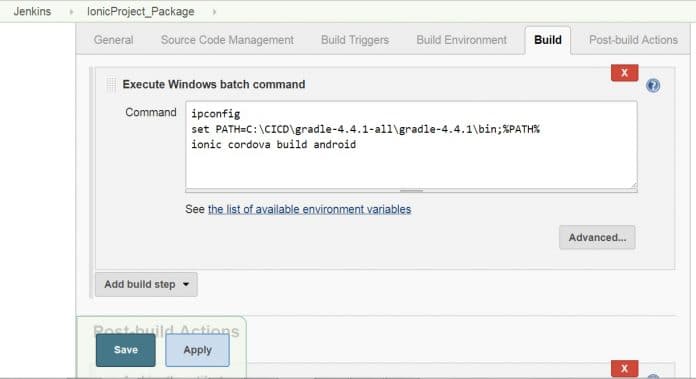 Continuous Integration for Hybrid Apps Using Jenkins