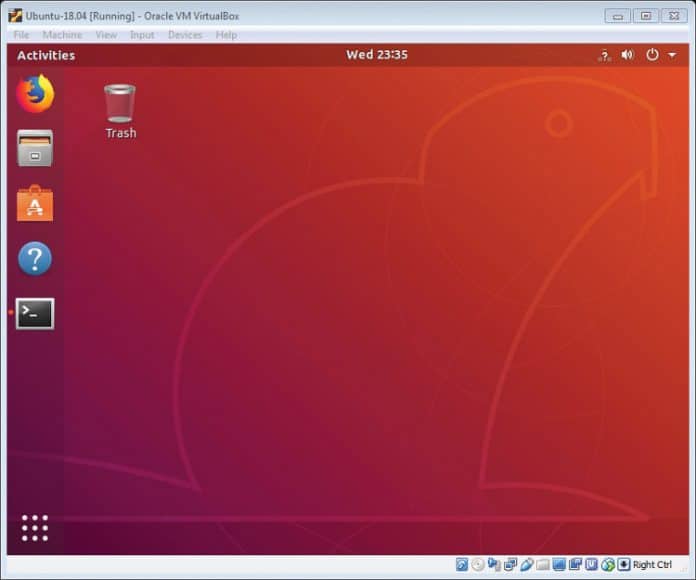 Running linux on windows using virtualbox open source for you