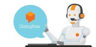 Robot DialogFlow chatbot