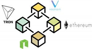How the Tron, VET, NEO and Ethereum Blockchains Differ