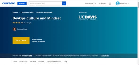 DevOps Culture and Mindset certification