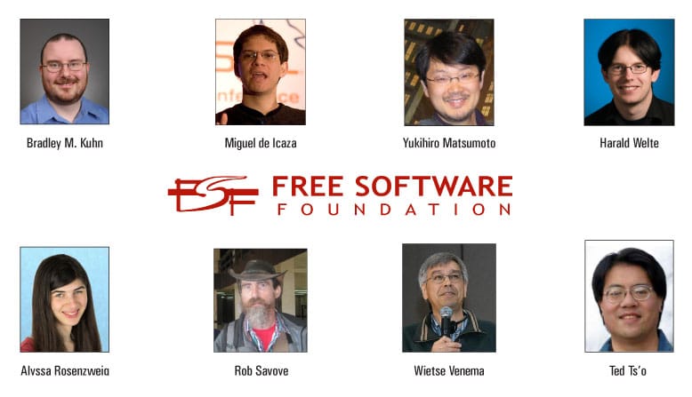 Contributors of free software getting awards