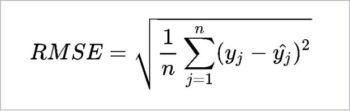 RMSE formula