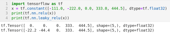 Figure 10: TensorFlow for neural networks