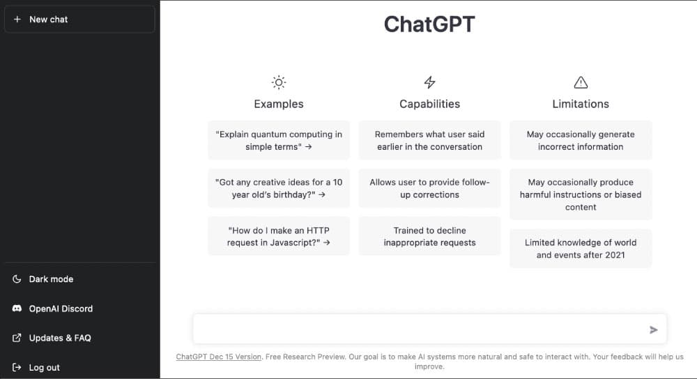 Figure 2: ChatGPT conversations