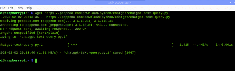 Figure 5: Cloning OpenAI ChatGPT code