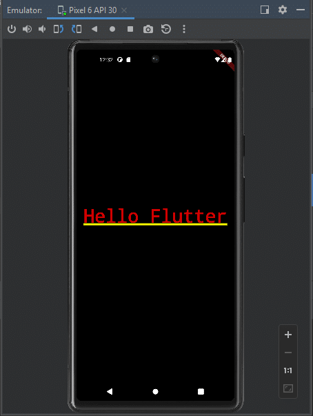 Hello Flutter app