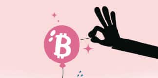 Bitcoin, Balloon, Sewing Needle, Banking, Exploding