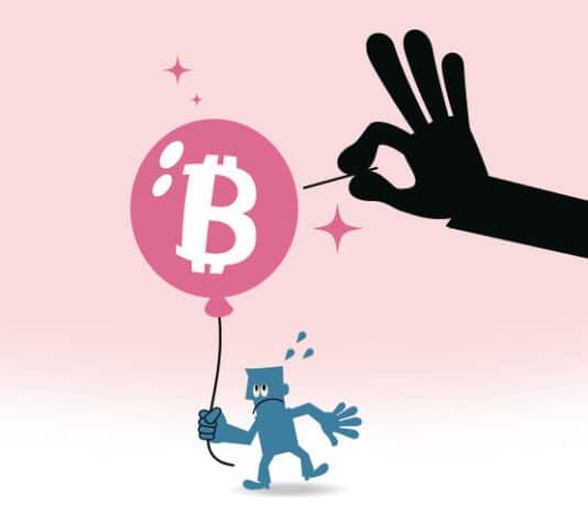 Bitcoin, Balloon, Sewing Needle, Banking, Exploding