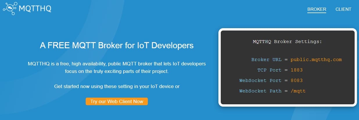 Cloud based MQTT for IoT scenarios