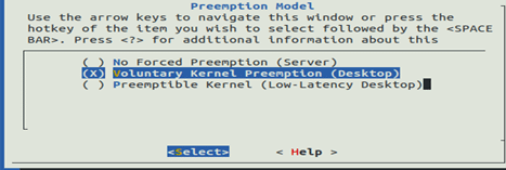 Kernel config options for the desktop – ‘Voluntary Kernel Preemption’