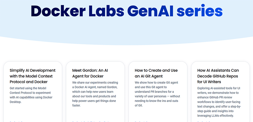Docker Labs and genAI