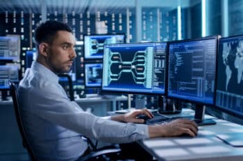 System Security Specialist Woking on system Control System