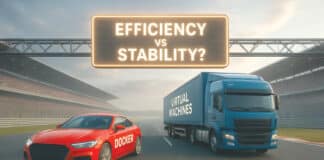 Docker and virtual machine comparision