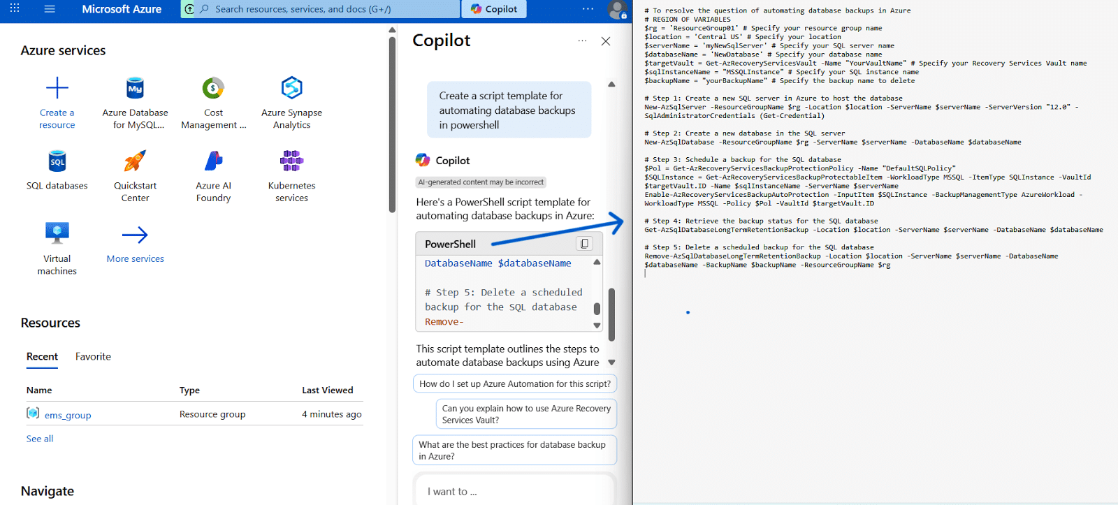 Template generated by Azure Copilot