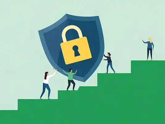 Teamwork to secure the shield